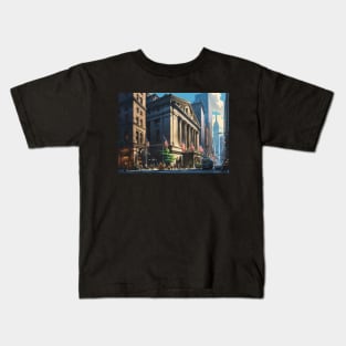 Vintage wallstreet Kids T-Shirt